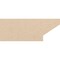 Ekena Millwork 6in. W x 6in. H x 16in. L Clemmons Woodgrain TimberThane Rafter Tail, Primed Tan RFTUR06X06X16CLERCPR - alternate 3